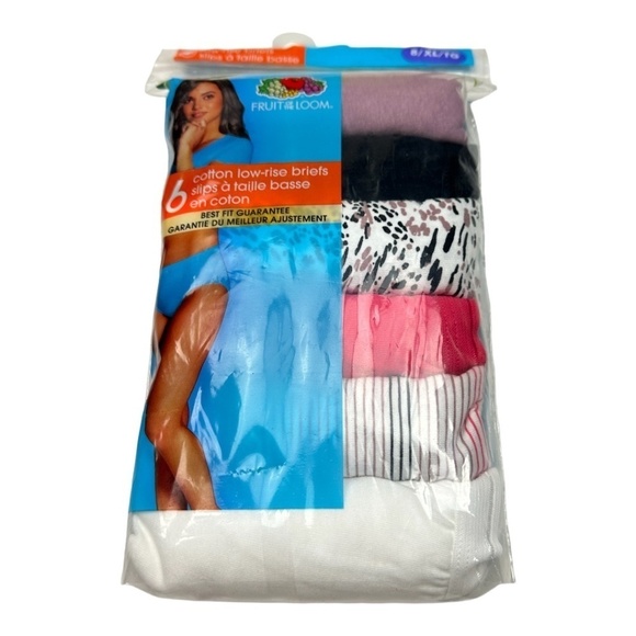 Fruit of the Loom Other - Fruit Of The Loom Low Rise Briefs 6 Pack Size XL